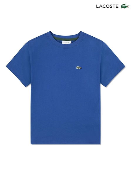 Lacoste Blue Core Logo T-Shirt (H85386) | AED175 - AED204