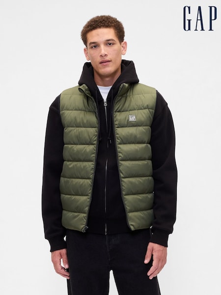 Gap Green Relaxed ColdControl Puffer Vest (H85399) | €46