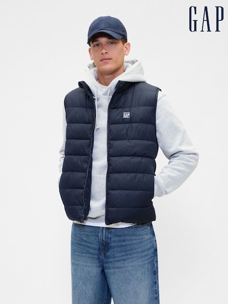 Gap Blue Relaxed ColdControl Puffer Vest (H85427) | €46