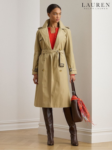 Double Breasted Belted Trench Coat (H85688) | €445