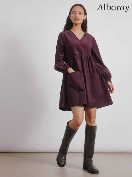 Albaray Short Cord Pocket Dress (H85709) | €105