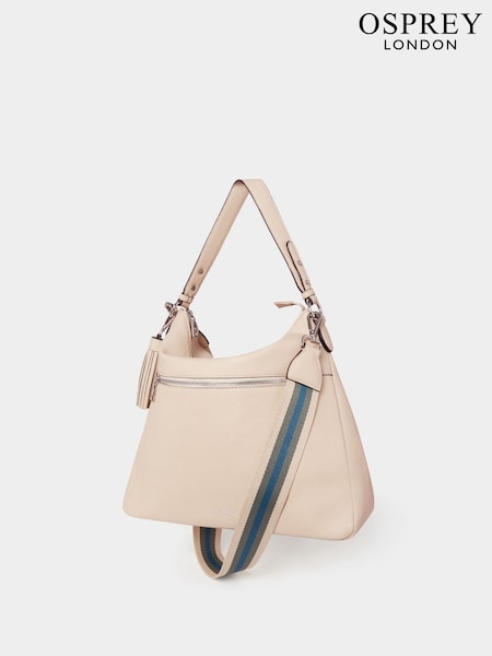 Osprey London The Stella Leather Hobo Pink  Bag (H85769) | €159