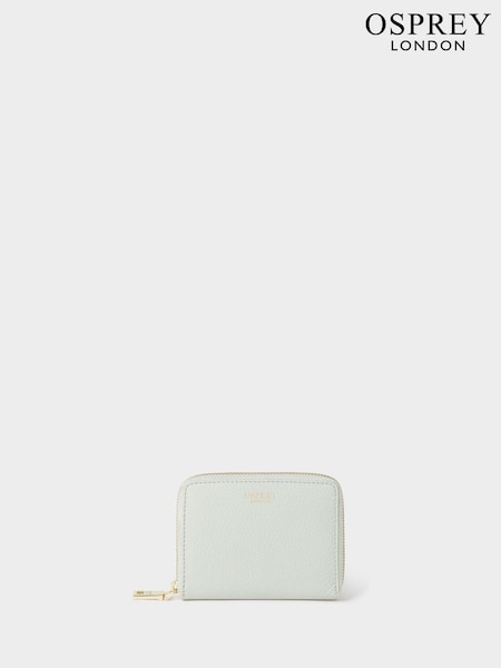 Osprey London Pink The Collier Leather Zip Around Purse (H85780) | €62