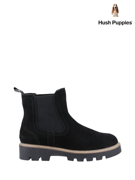 Hush Puppies Aofie Chelsea Black Boots (H85796) | €113