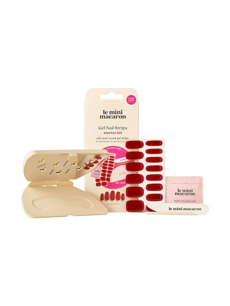 Le Mini Macaron Semi Cured Gel Strips Starter Nail Set Kit (H85857) | €29