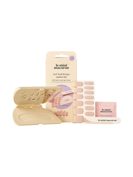 Le Mini Macaron Semi Cured Gel Strips Starter Nail Set Kit (H85858) | €29
