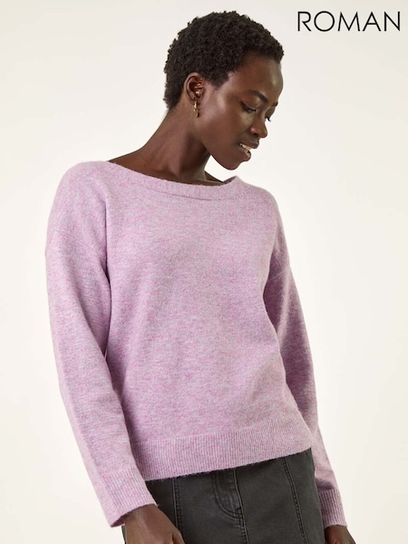 Roxa - Roman Ribbon Bow Tie Back Jumper (H85899) | R$ 510