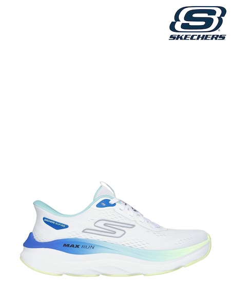 Skechers White Max Cushioning Max Run Trainers (H86138) | €105