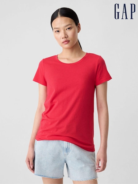 Gap Red Favourite Crew Neck Short Sleeve T-Shirt (H86140) | €7