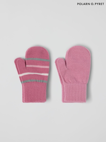 وردي - Polarn O. Pyret Magic Mittens 2 Pack (H86188) | ‏52 ر.ق.
