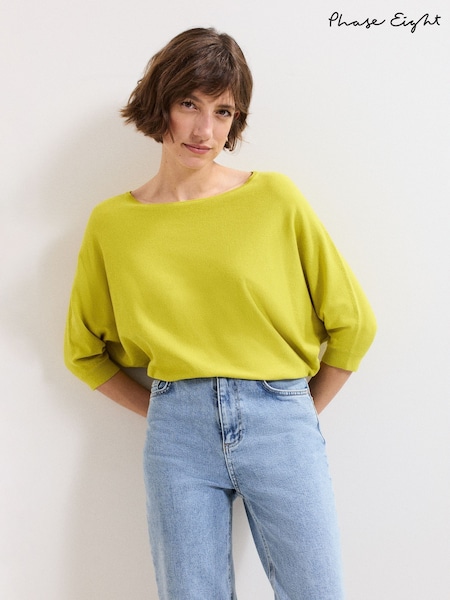 Phase Eight Green Cristine Knit Jumper (H86311) | €62