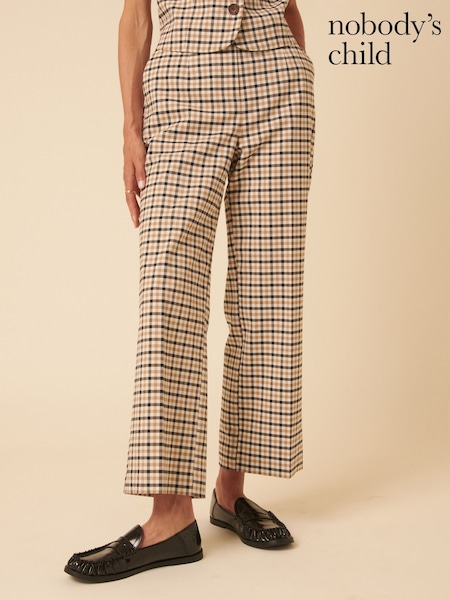Nobodys Child Brown Etta Crop Trousers (H86333) | €105