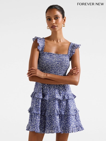 Forever New Blue Odette Petite Mini Dress (H86357) | €108