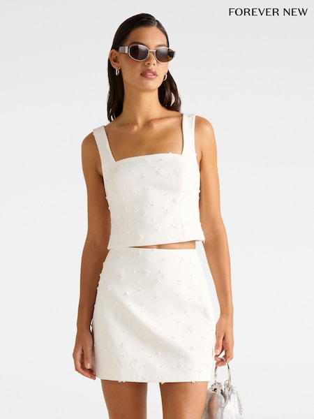 Forever New Margot Embellished Top (H86359) | 439 LEI