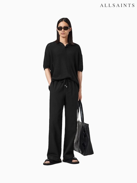 AllSaints Black Mori Trousers (H86418) | €164