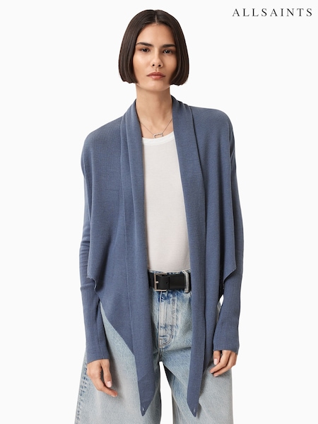 AllSaints Grey Wasson Pirate Cardigan (H86422) | €152