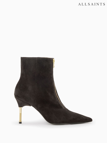 AllSaints Brown Natasha Suede Boots (H86423) | R$ 2.460