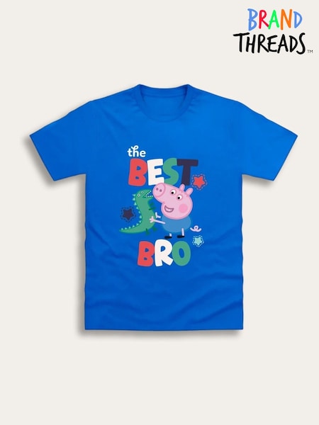Brand Threads Blue George Pig T-Shirt (H86600) | 79 QAR