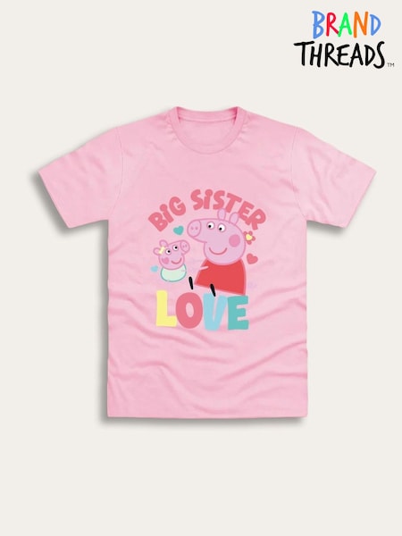 Brand Threads Pink Peppa Pig T-Shirt (H86601) | €20