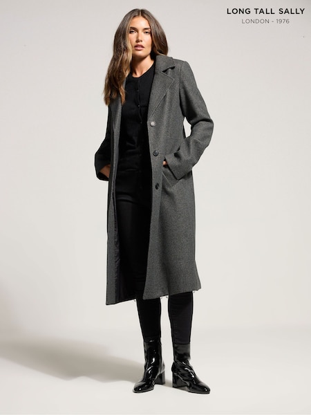 Cinza - Long Tall Sally City Coat (H86726) | R$ 730