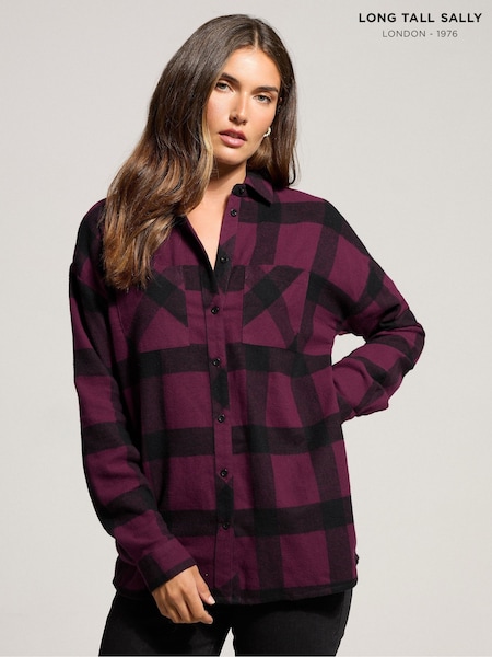 Long Tall Sally Oversized Check Shirt (H86765) | 190 zł