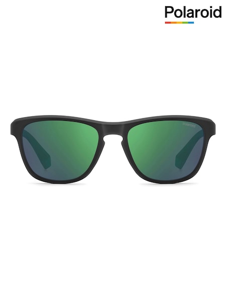 Panthos Sunglasses in Matte Black and Green (H86768) | €73