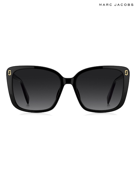 Marc Jacobs Black Oversized Butterfly Square Sunglasses (H86806) | €233