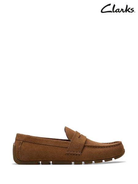 Clarks Brown Corsley Bar Loafers (H86955) | €116