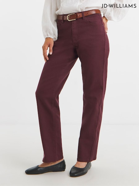 JD Williams Red Authentic Relaxed Straight Leg Jeans (H87067) | €48