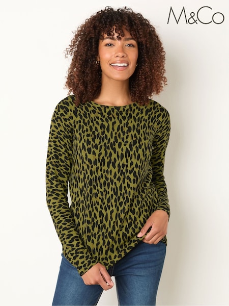 M&Co Green Crew Neck Jumper (H87197) | €44