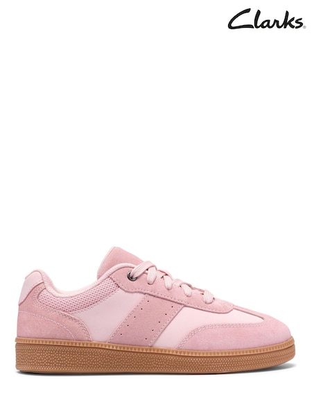 Pink - Clarks Cypress Lace Older Trainers