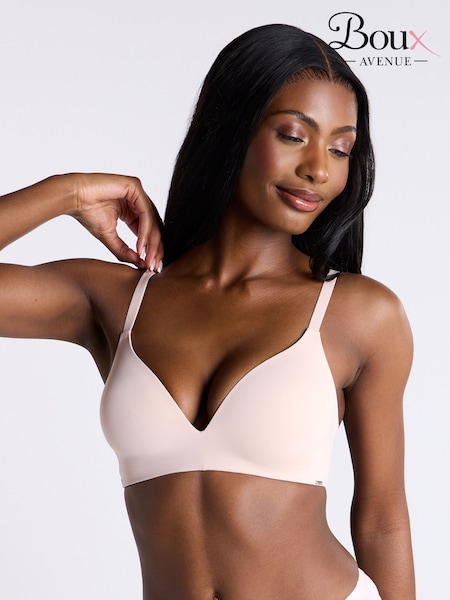 Boux Avenue Pink Non Wired Comfort Microfibre Plunge Bra (H87614) | €29