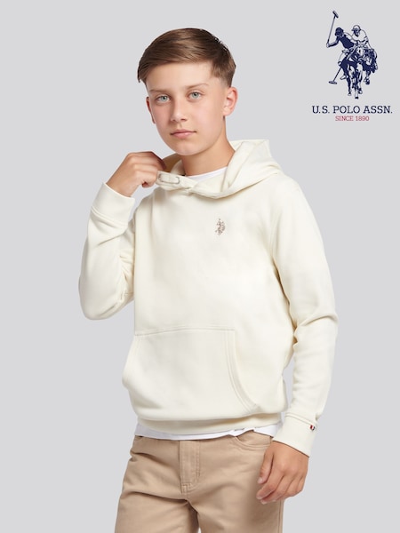 U.S. Polo Assn. White Double Horsemen Hoodie (H87748) | €50 - €64