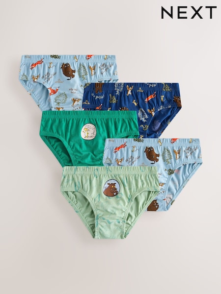 Grön/Ecru - Gruffalo Briefs 5 Pack (1.5-10yrs)