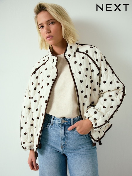 Tupfenmuster - Quilted Jacket (H87920) | 106 €