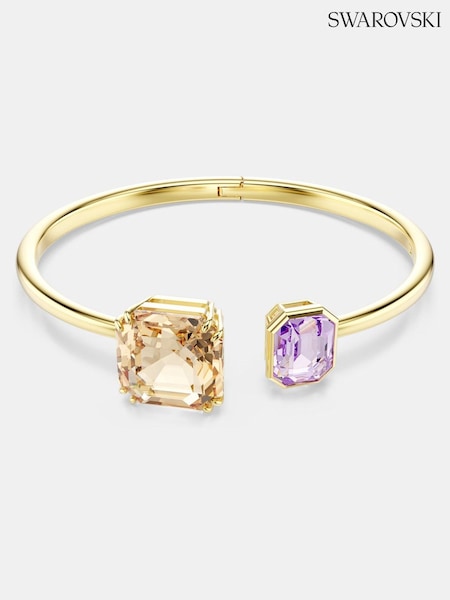 Swarovski Brown Gold Tone Octagon Cut Millenia Bangle (H87993) | €253