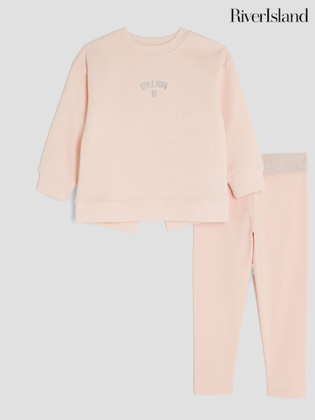 River Island Pink Girls Sweatshirt (H88002) | 109 QAR
