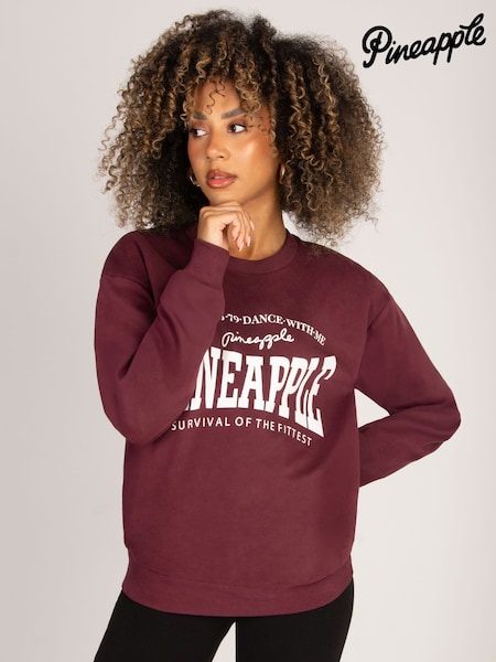 Pineapple Purple Womens Logo Sweatshirt (H88350) | R$ 315