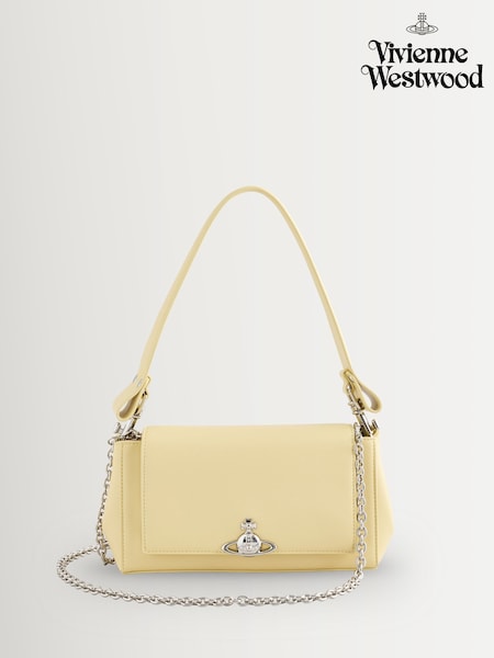 Vivienne Westwood Yellow Hazel Medium Handbag (H88493) | SGD 755