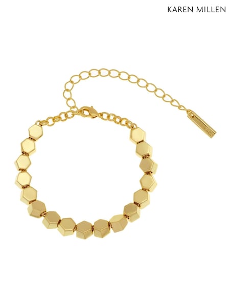 Karen Millen Gold Tone Mosaic Bracelet (H88513) | €93