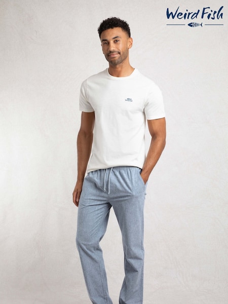 Weird Fish Danny Lightweight Summer Denim Trousers (H88683) | R$ 495