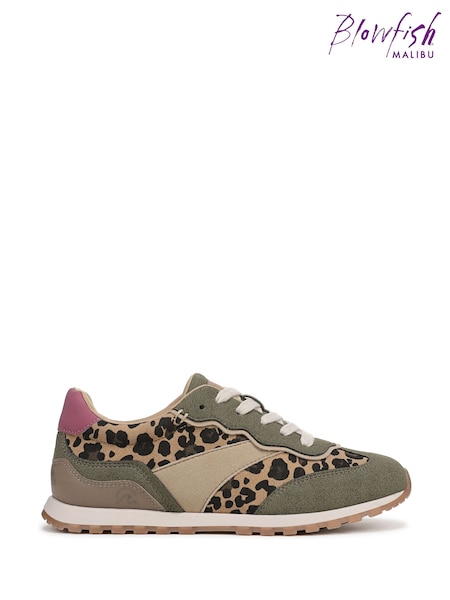 Blowfish Malibu Regular Fit Green Valley Lace Up Trainers (H89618) | €79