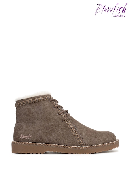 Castanho - Blowfish Malibu Regular Fit Animal Print Cade Shr Chukka Boots (H89628) | R$ 740