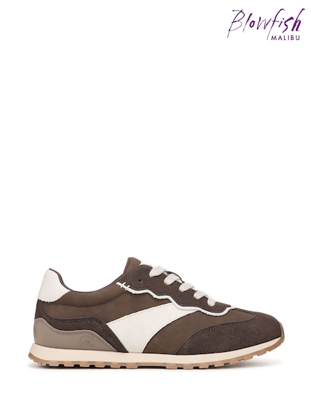 Blowfish Malibu Regular Fit Green Valley Lace Up Trainers (H89637) | €77