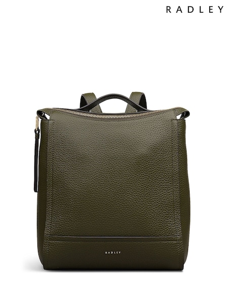 Grün - Radley Small Oak Street Zip Top Brown Backpack (H89670) | 305 €