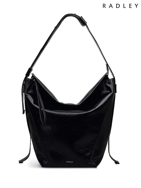 Radley Large De Beauvoir High Shine Ziptop Shoulder Brown Bag (H89703) | R$ 2.950