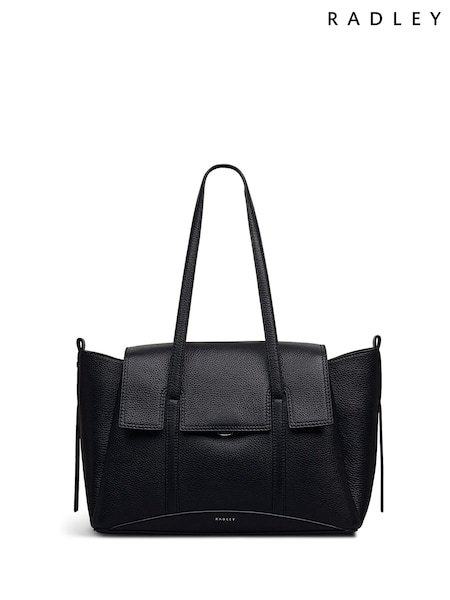 Radley Medium The Chancery Flapover Shoulder Black Bag (H89841) | R$ 2.950