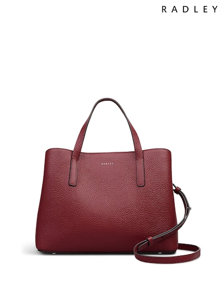 rdeča - Radley Medium Dukes Place Icon Zip Top Grab Brown Bag (H89846) | € 341