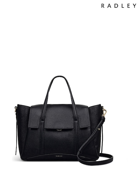 Radley Medium The Chancery Flapover Black Grab Bag (H89853) | R$ 2.755