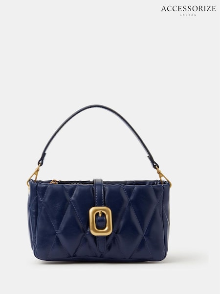 Accessorize Blue Chunky Quilted Cross-Body Bag (H89976) | €42